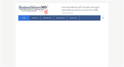 Desktop Screenshot of businessadvisorsmd.com