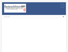 Tablet Screenshot of businessadvisorsmd.com